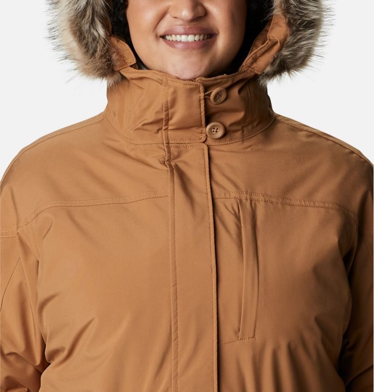 Women's Columbia Watson Lake Omni-Heat Infinity Interchange Insulated Jackets Light Brown | Plus Size CA-W8615
